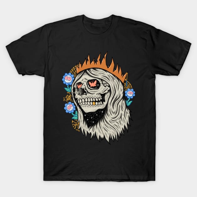 Flower Lich T-Shirt by flynnryanart